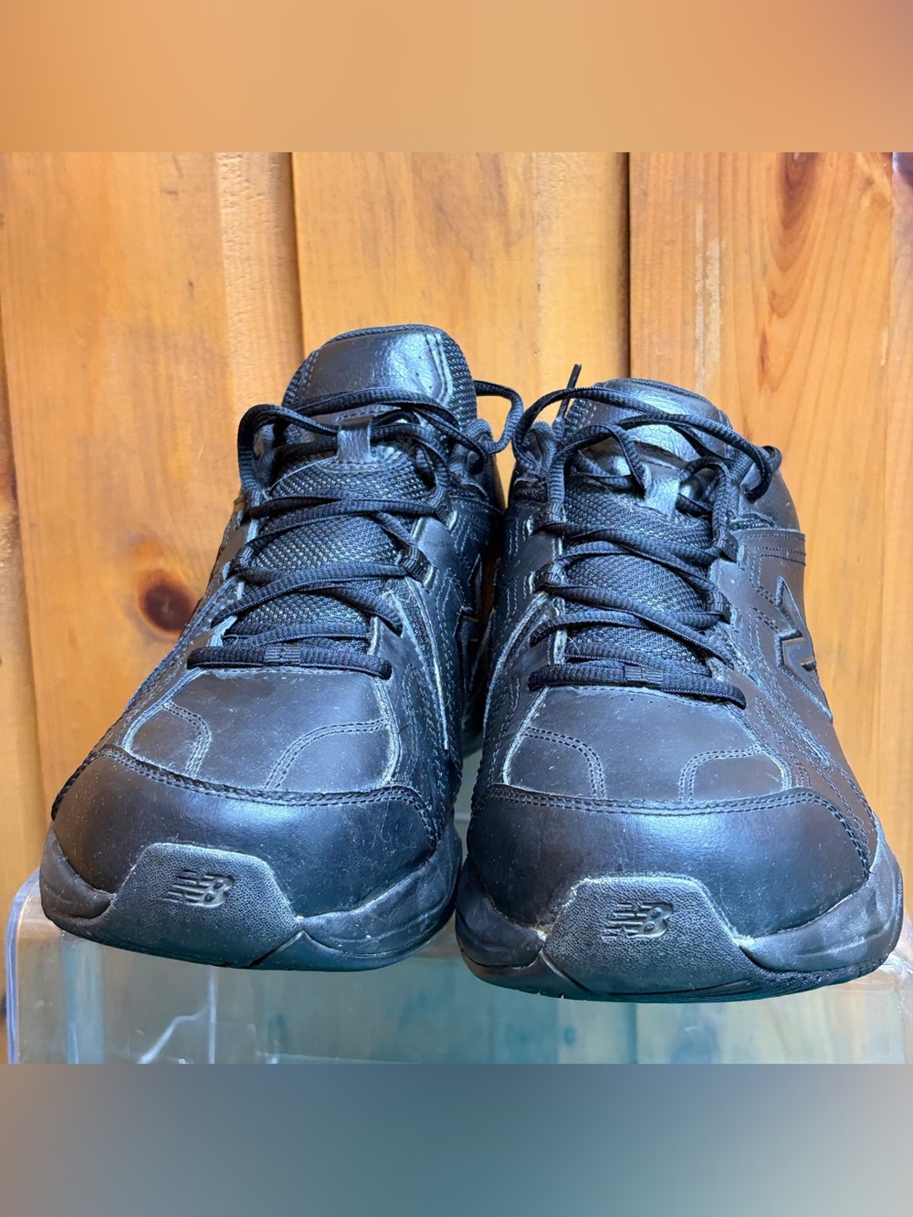 New Balance 608v4 Black Leather Training Shoes Men's Size 12 4E Extra Wide - Picture 3 of 12